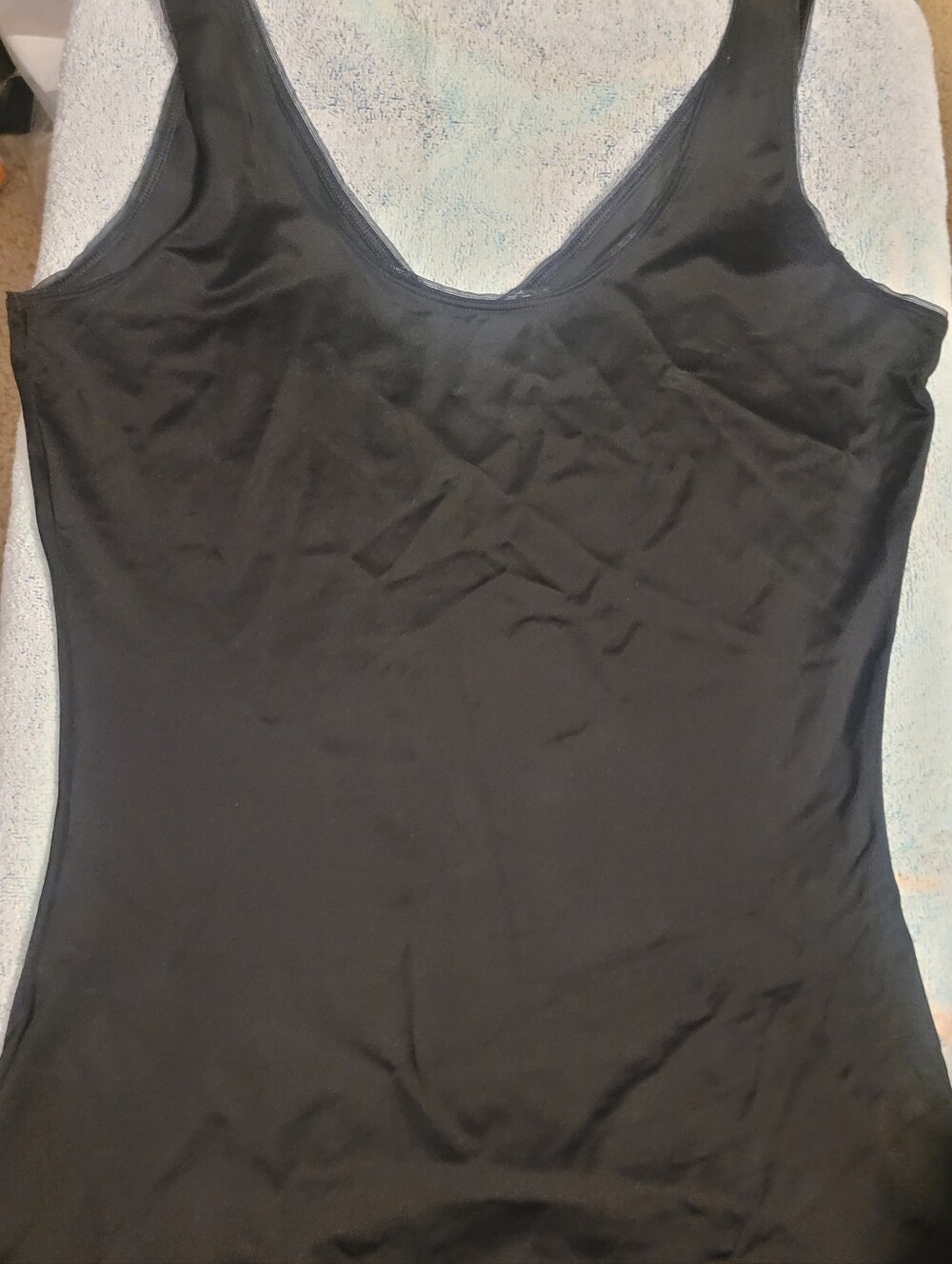 Red Hot By Spanx Women's Black Scoop Neck Shapewear Top